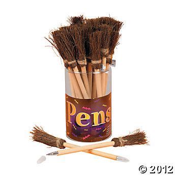 Witchcraft broom pens